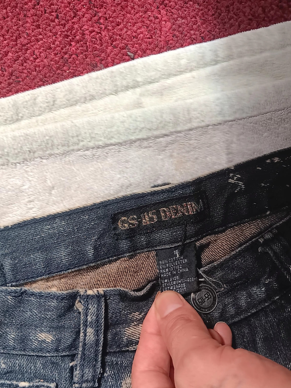 Women's Black Distressed Jeans